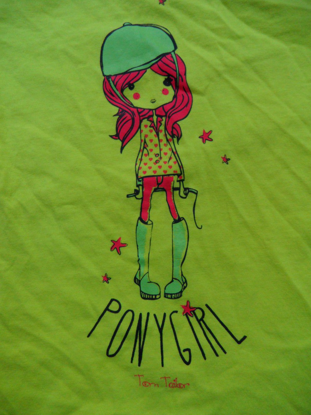 Tom Tailor T-Shirt Pony Pferd Spruch 128/134