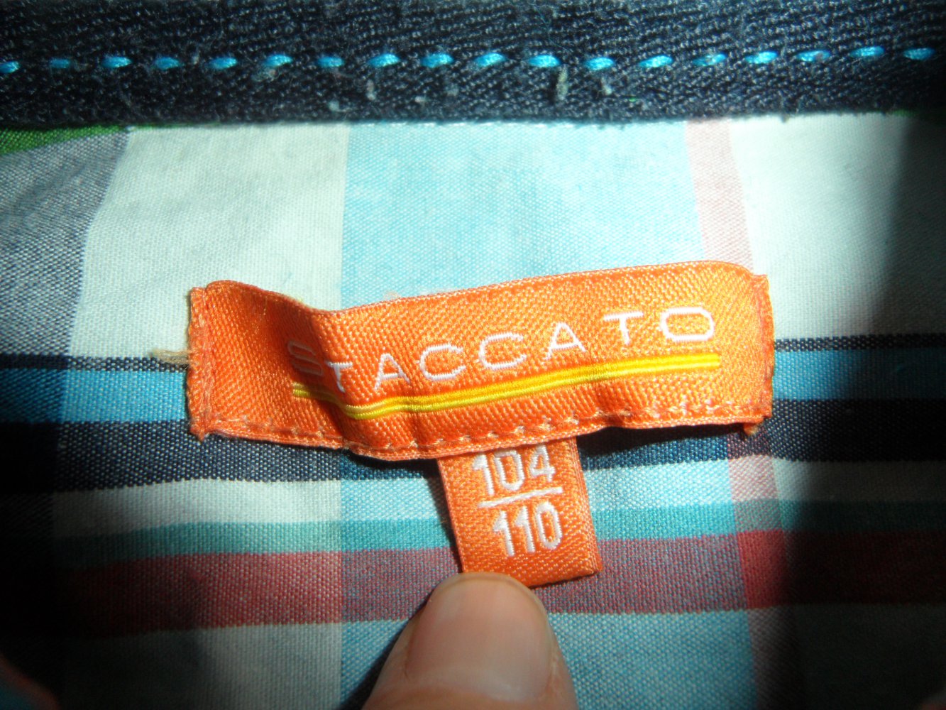 Staccato Hemd kariert Karo 104/110