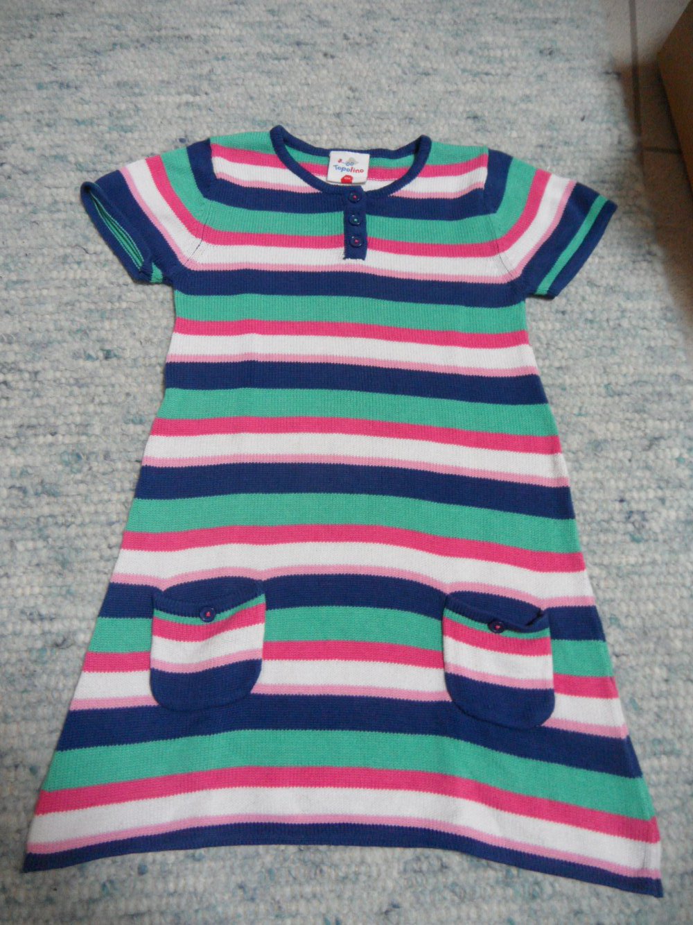 Topolino tolles Strickkleid neuwertig 128