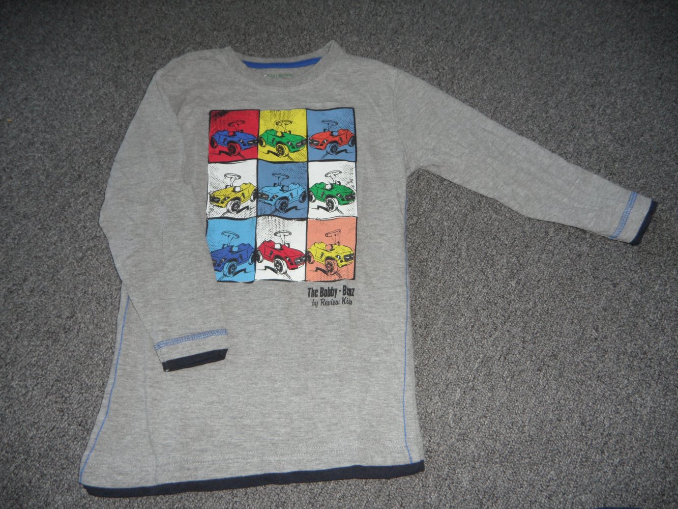 Review kids Langarmshirt Bobby Car 104/110 neu