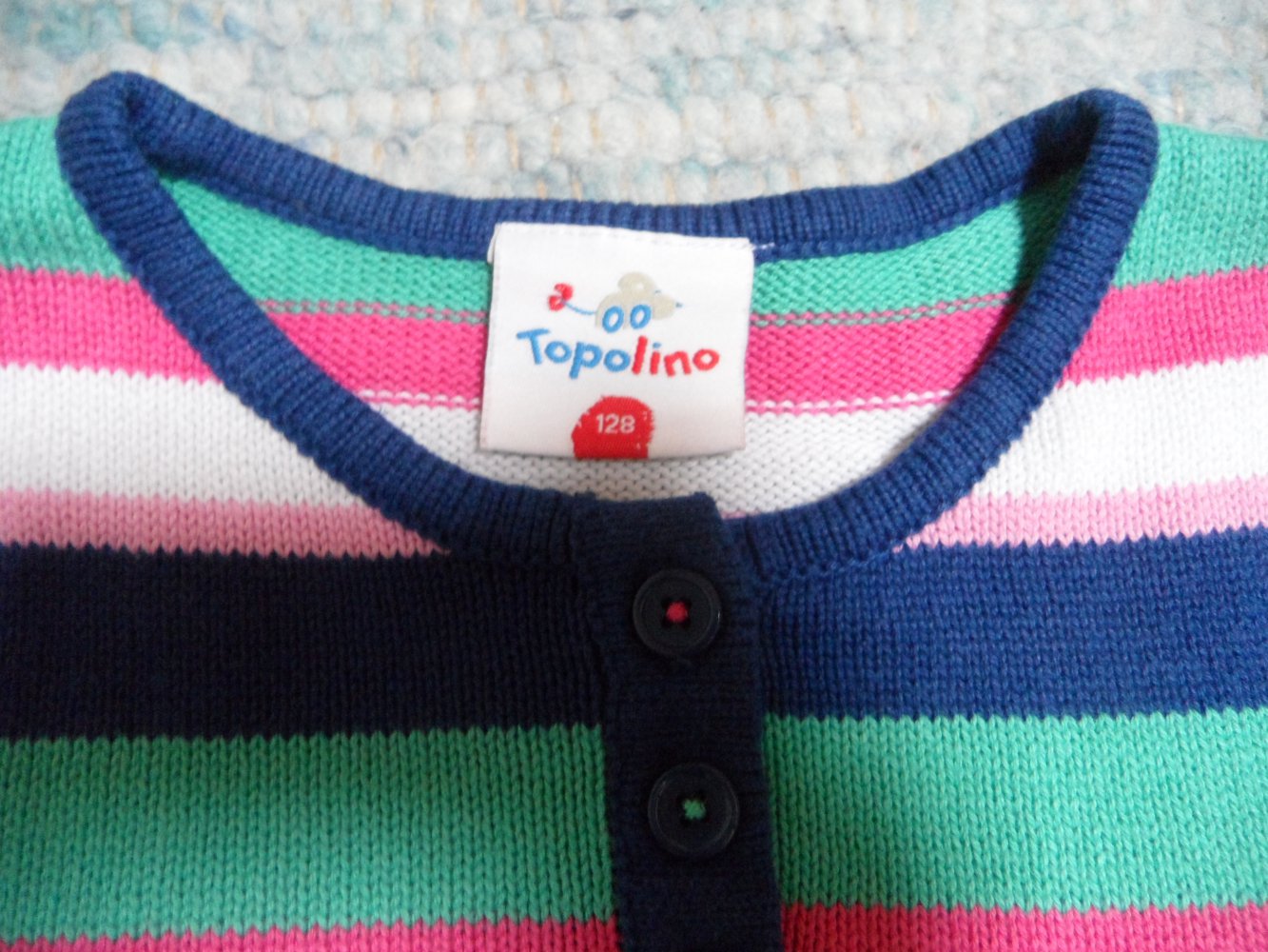Topolino tolles Strickkleid neuwertig 128