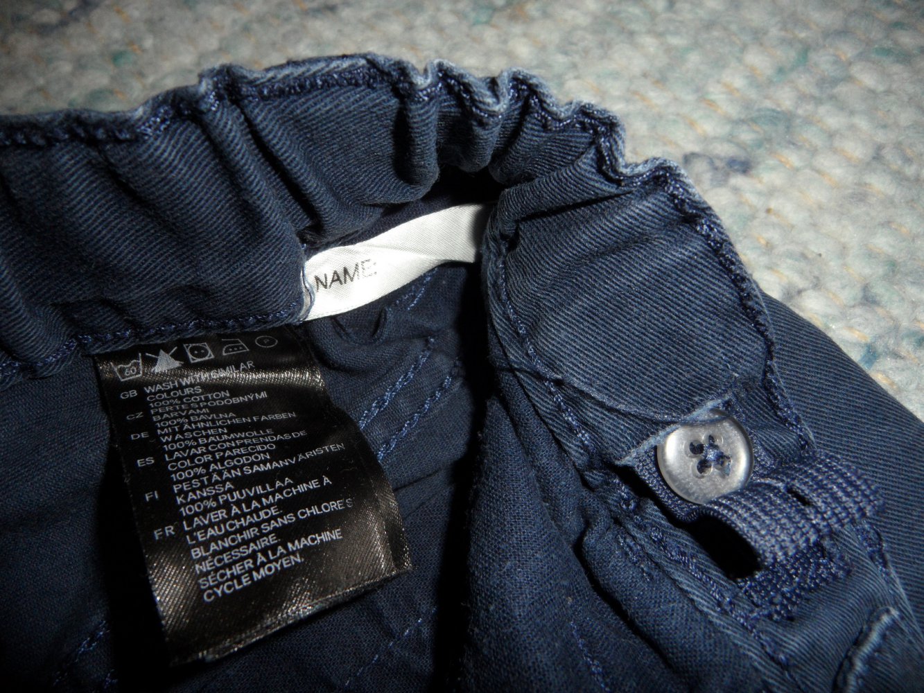 H&M Chino dunkelblau 104