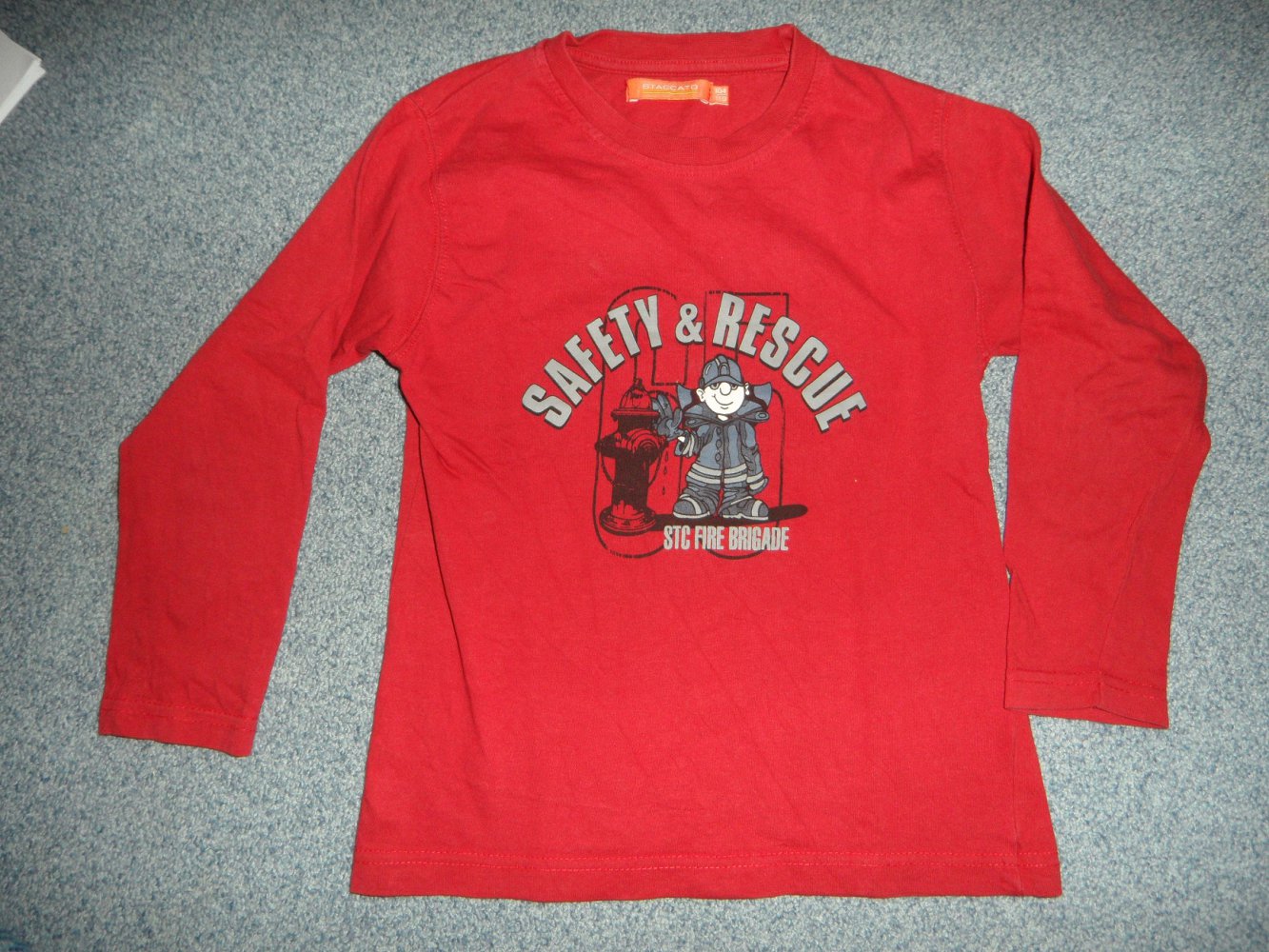 Staccato Langarmshirt Feuerwehr 104/110