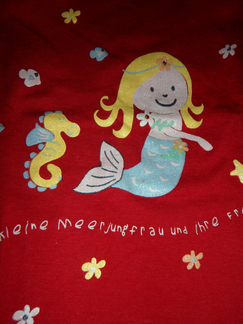 Süßes Top mit Nixe Meerjungfrau Gr. 92