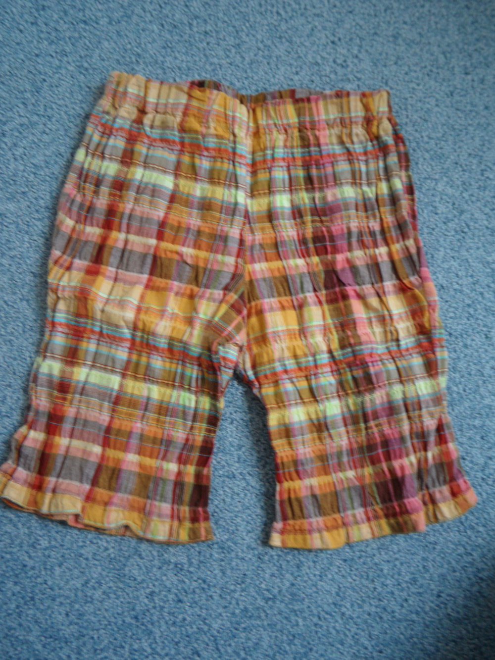 DIY Hose Seersucker kurz von Hobbyschneiderin  