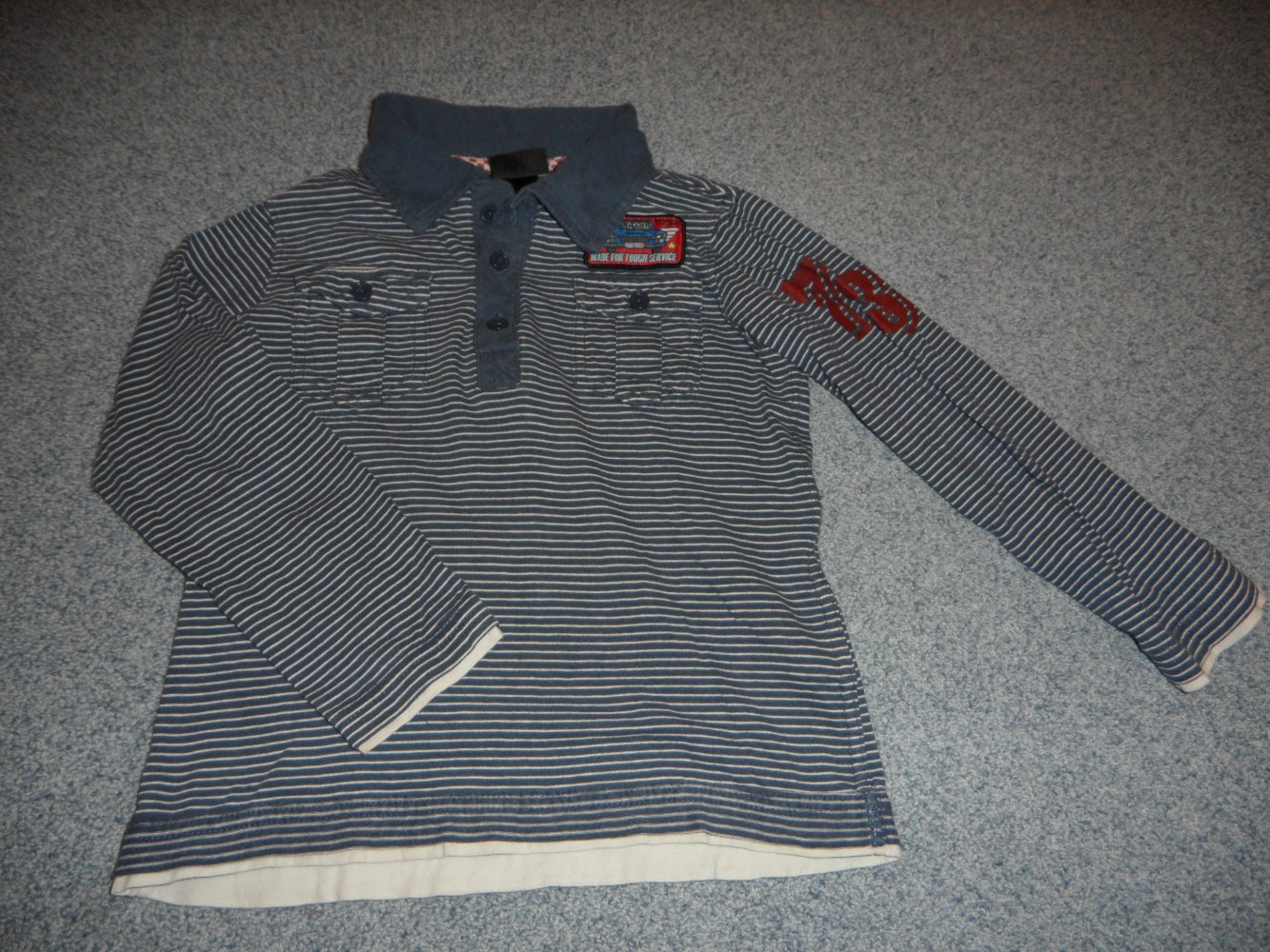 H&M Poloshirt Langarmshirt 110/116