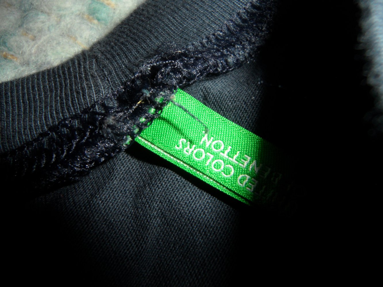 Benetton Langarmshirt XS 110 Rennauto Rennwagen