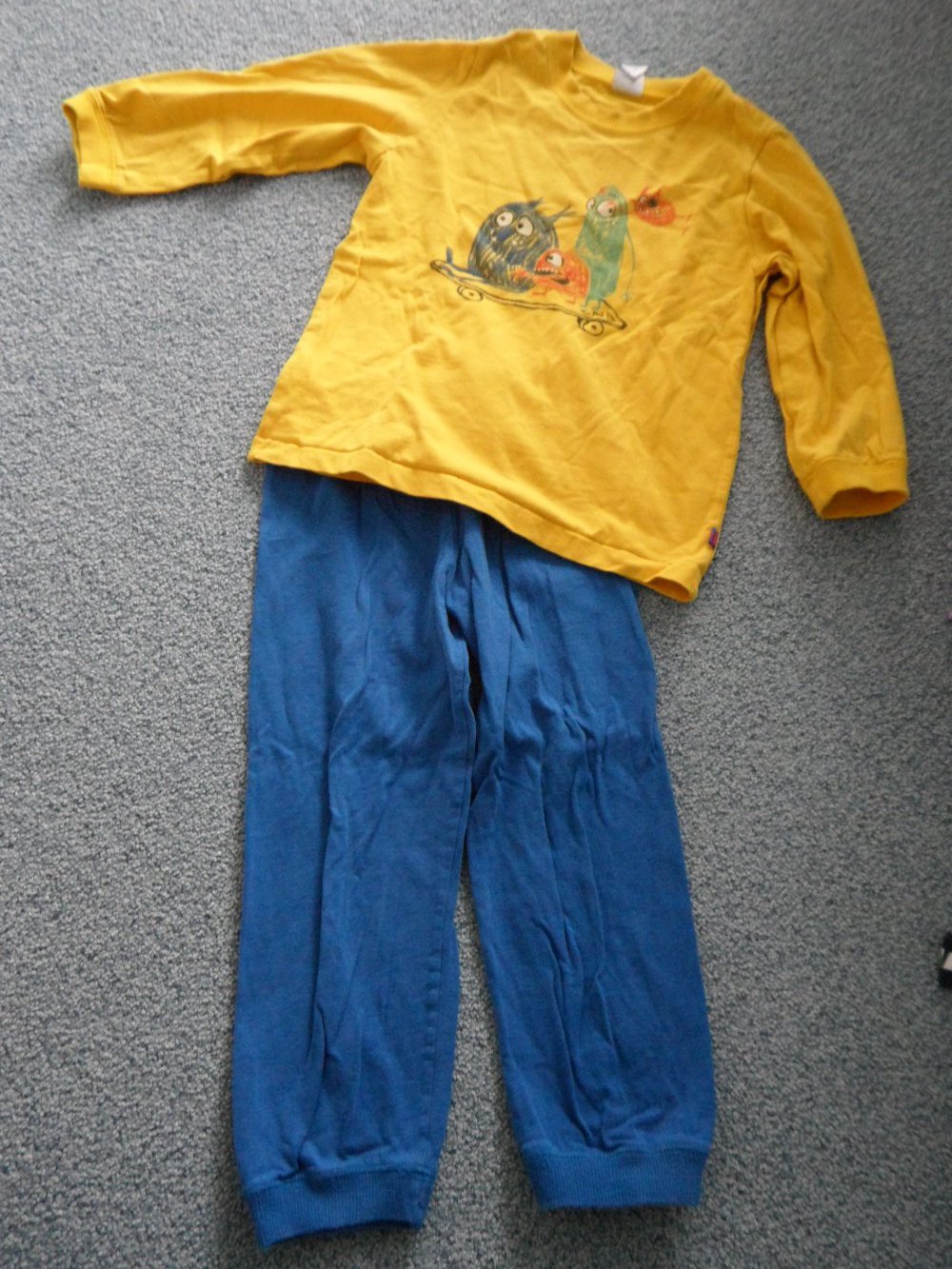 Sanetta toller Schlafanzug Pyjama Monster 104