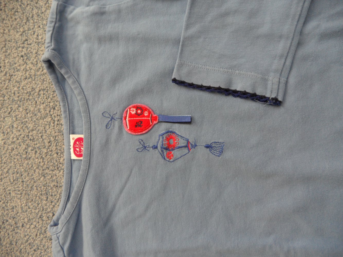 Cakewalk wunderschönes Langarmshirt Chinaserie 128