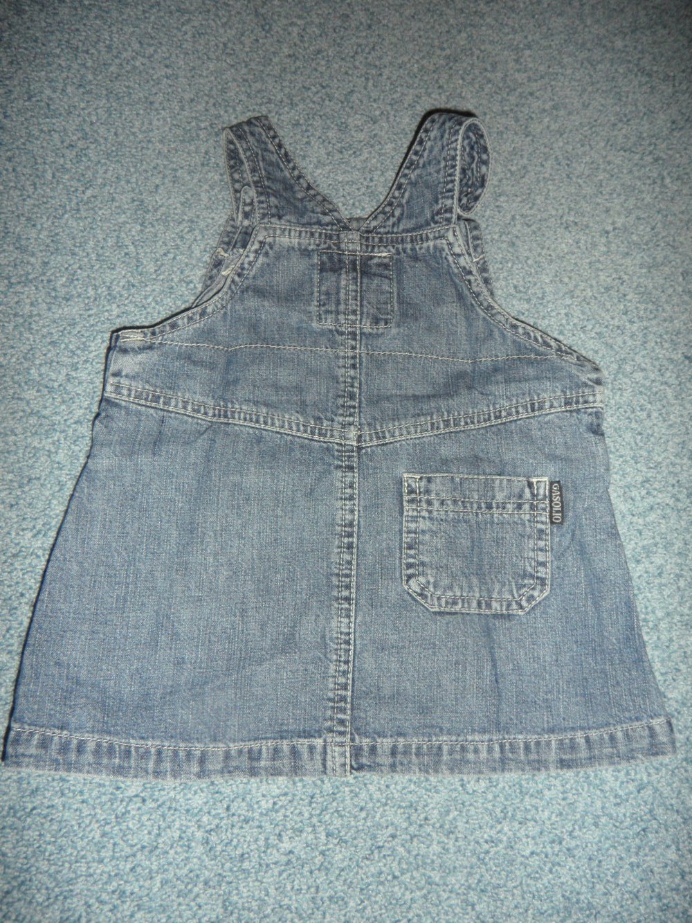 zuckersüßes Jeanskleid Hängerchen Latzkleid Gasolio