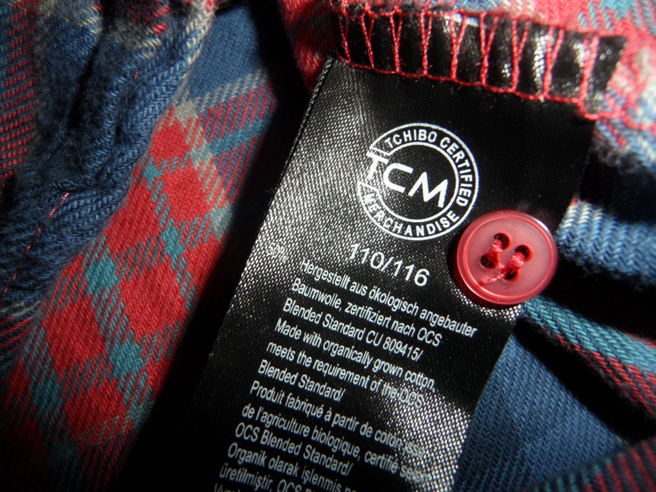 Tchibo kids 110/116 schönes Flanell-Hemd 