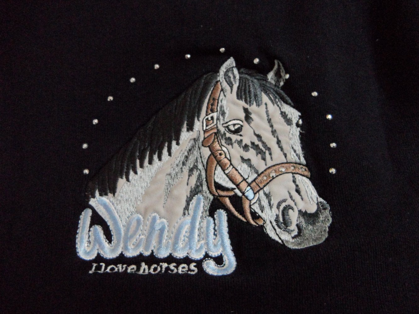 Salt and Pepper Sweatjacke Wendy 128/134 Pferde