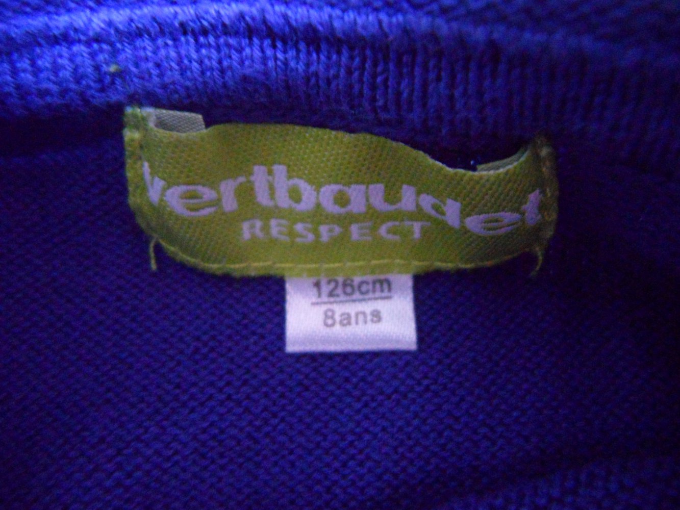 Vertbaudet tolles Strickkleid 122/128 