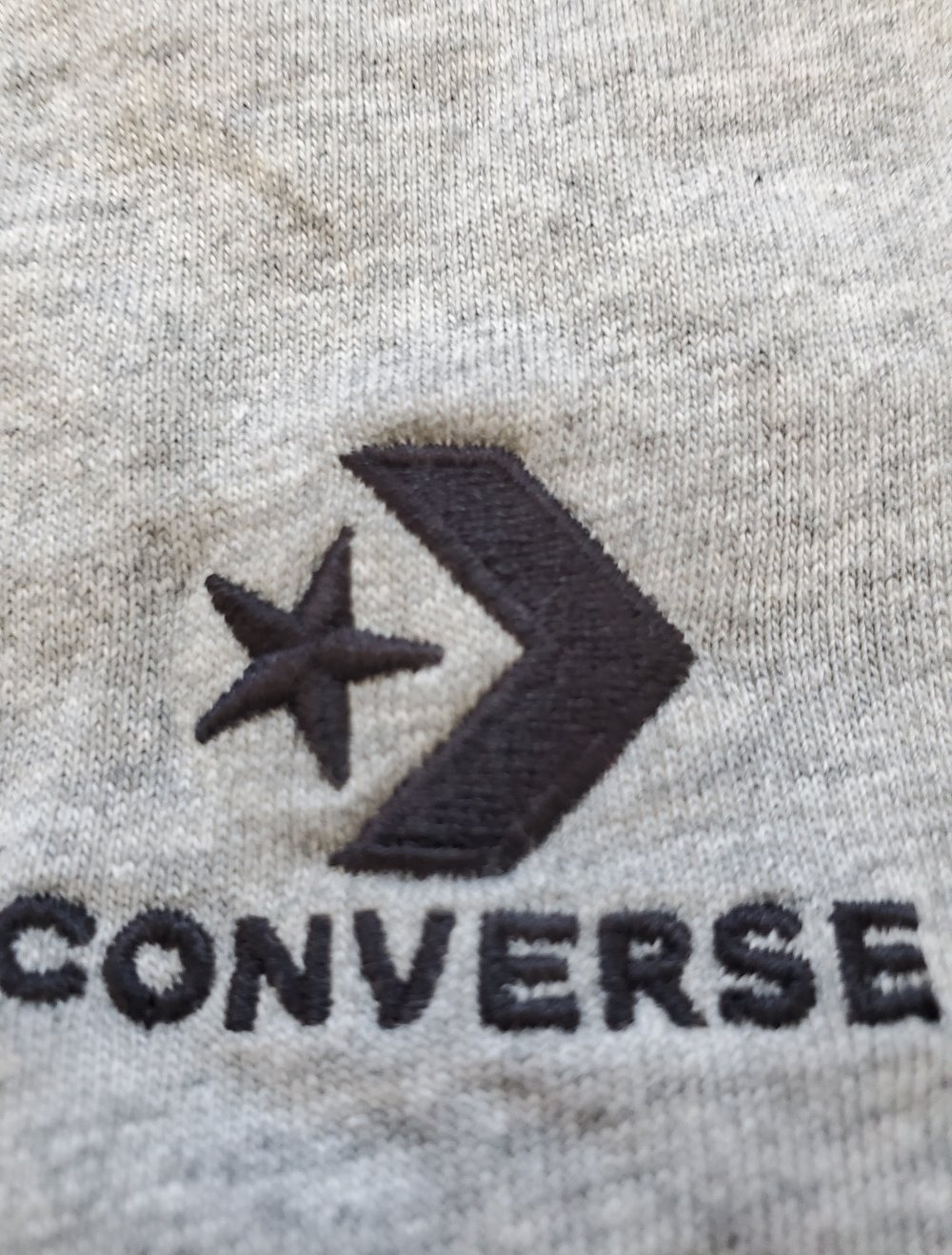 Converse T-shirt unisex Gr. xs grau meliert
