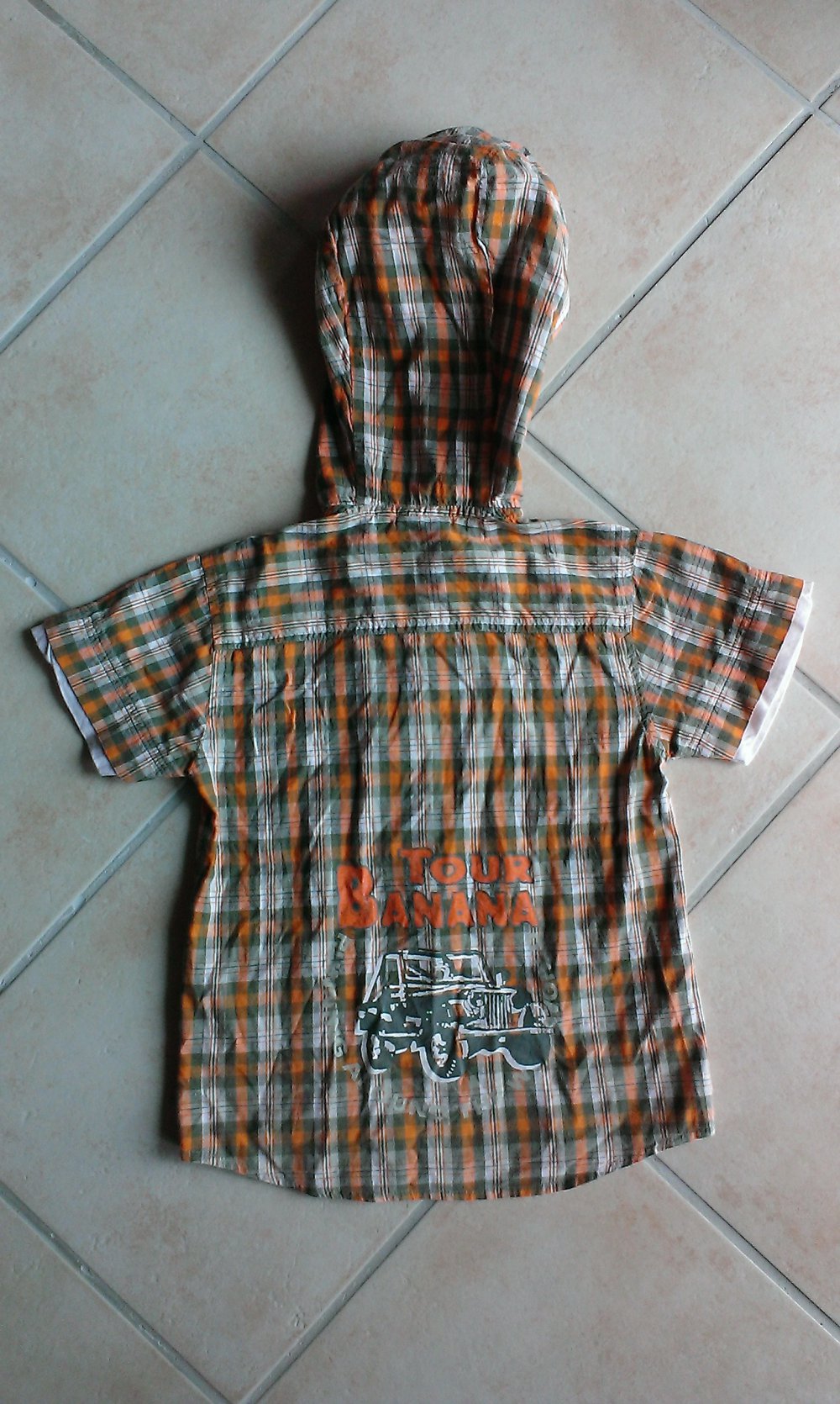 kurzes Kapuzenhemd Gr. 110