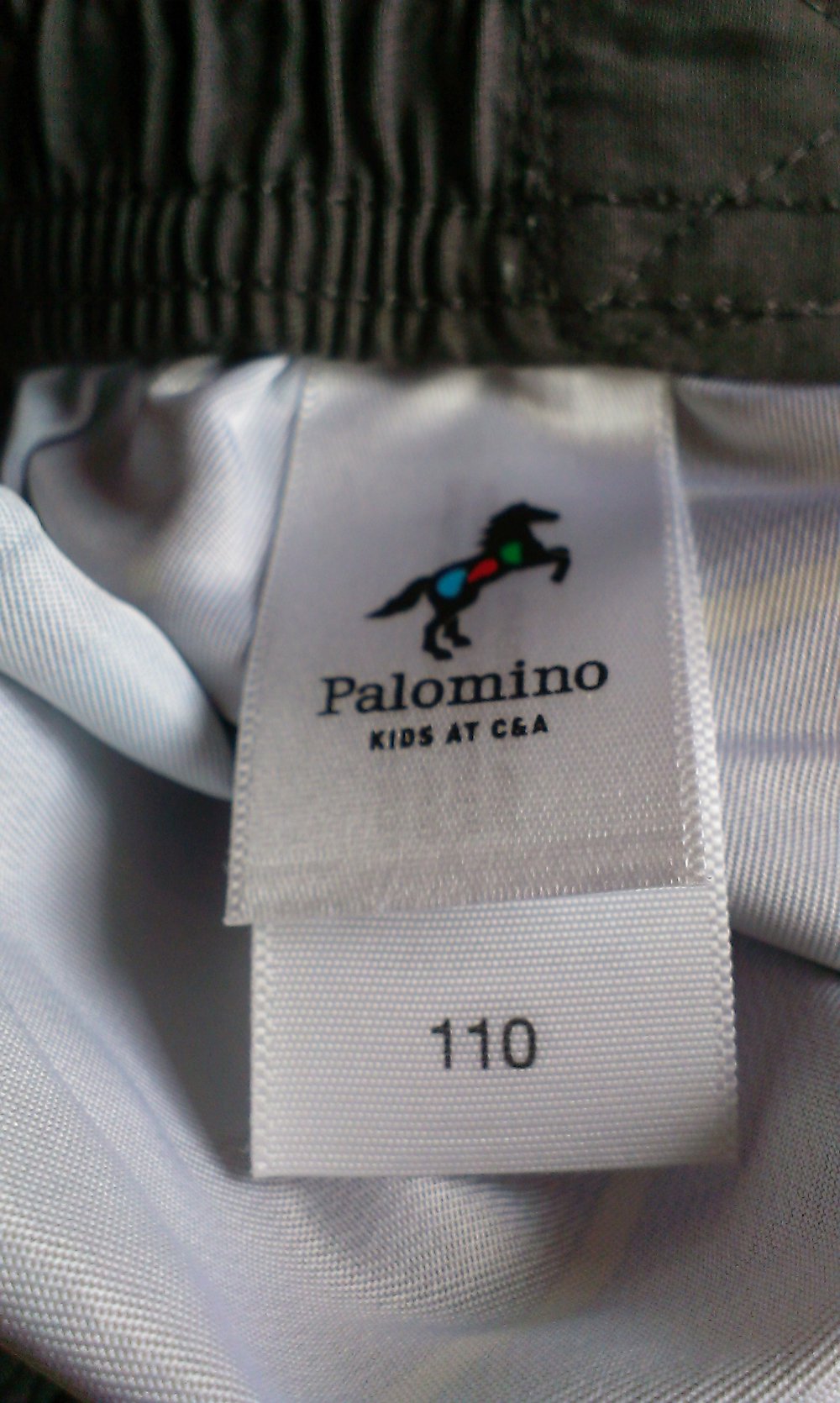 Badeshort Gr. 110 blaukariert