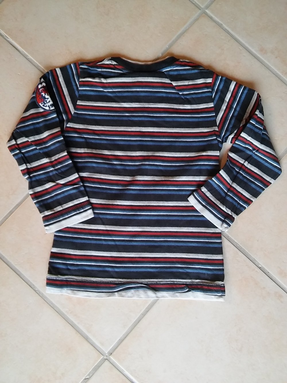Langarmshirt geringelt Gr. 116
