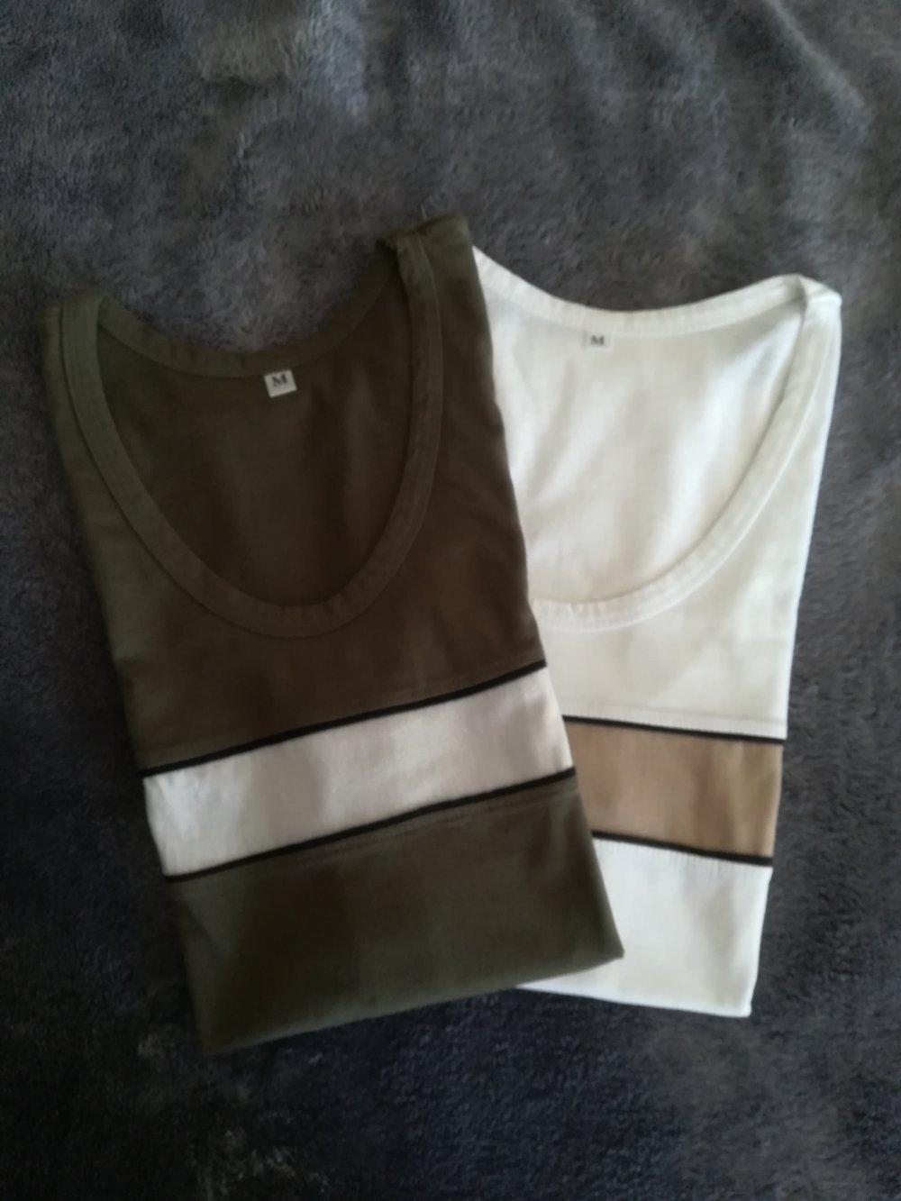 2 tlg. Achselshirtset Gr. M