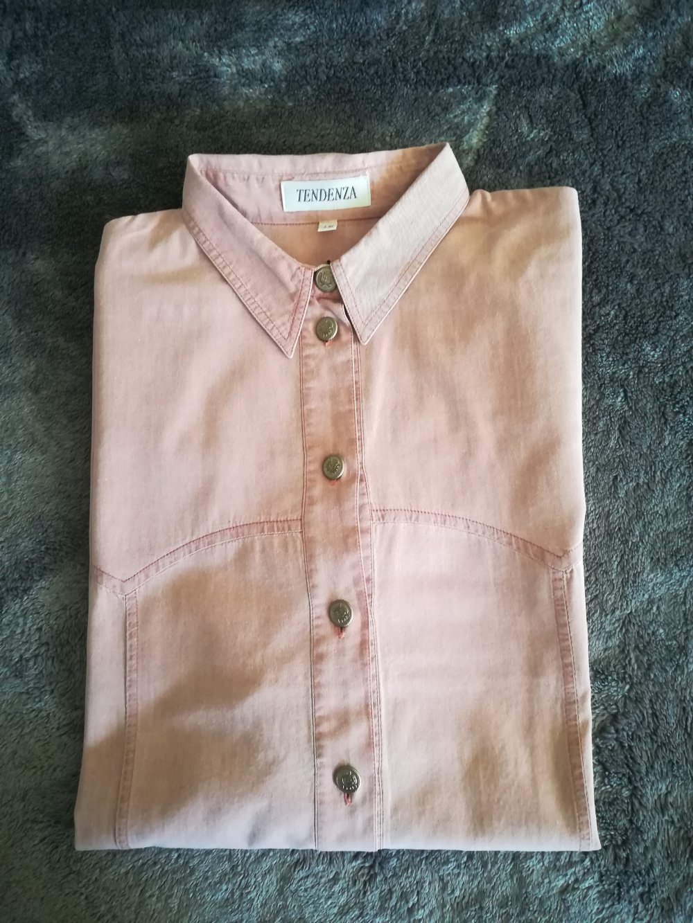 Sehr schöne Kurzarmbluse von Tendenza Gr. 42 