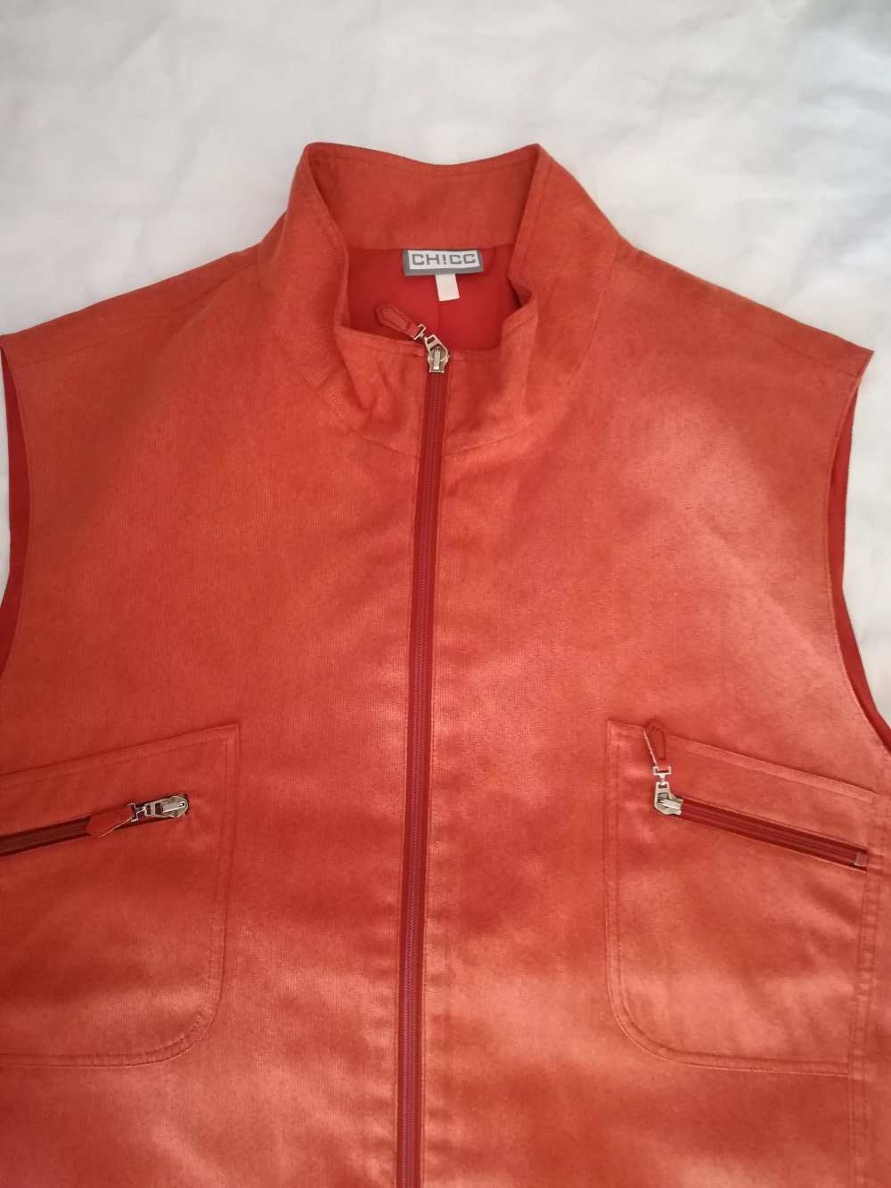 Weste in orange von Chicc Gr. 42 