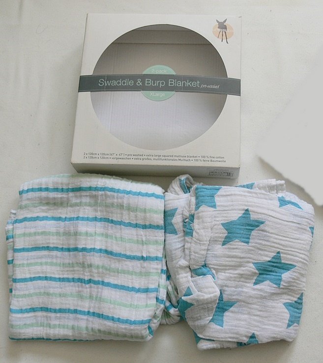 Lässig - 2 Tragetücher / Pucktücher / Multitücher