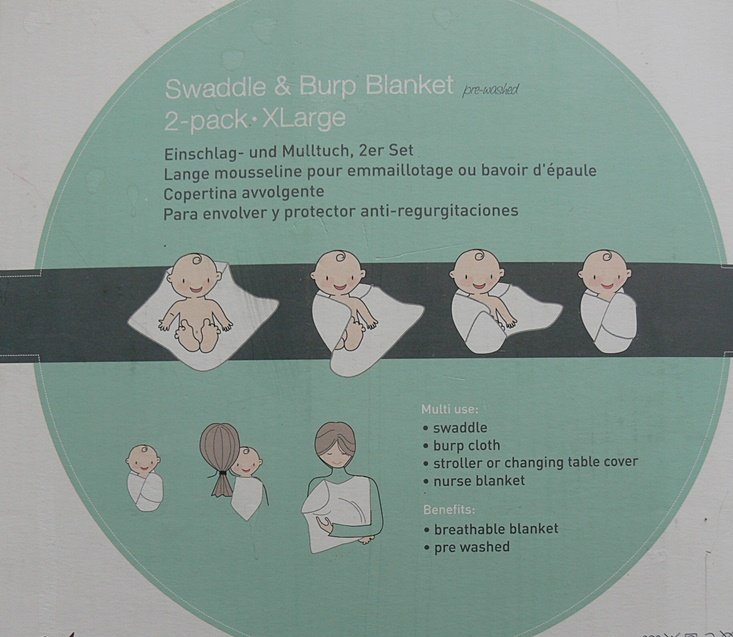 Lässig - 2 Tragetücher / Pucktücher / Multitücher