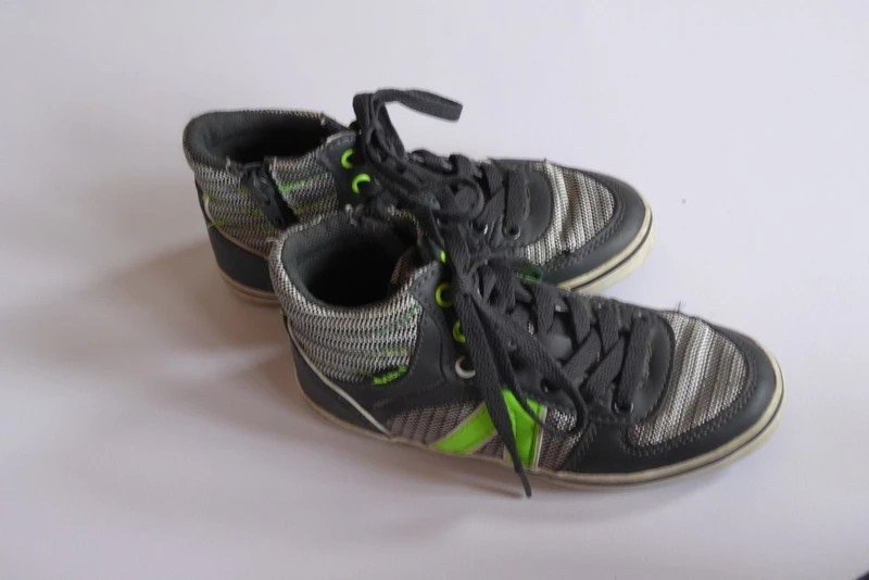 Lico Schuhe dunkelgrau grün Gr.31