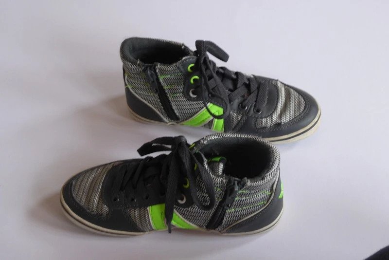 Lico Schuhe dunkelgrau grün Gr.31