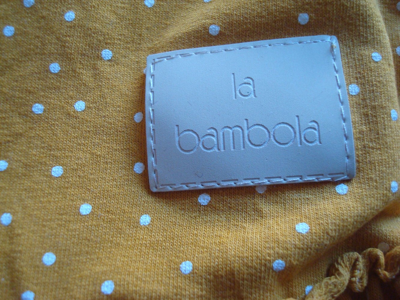 süßes Kleid, Langarmkleid mit Punkten