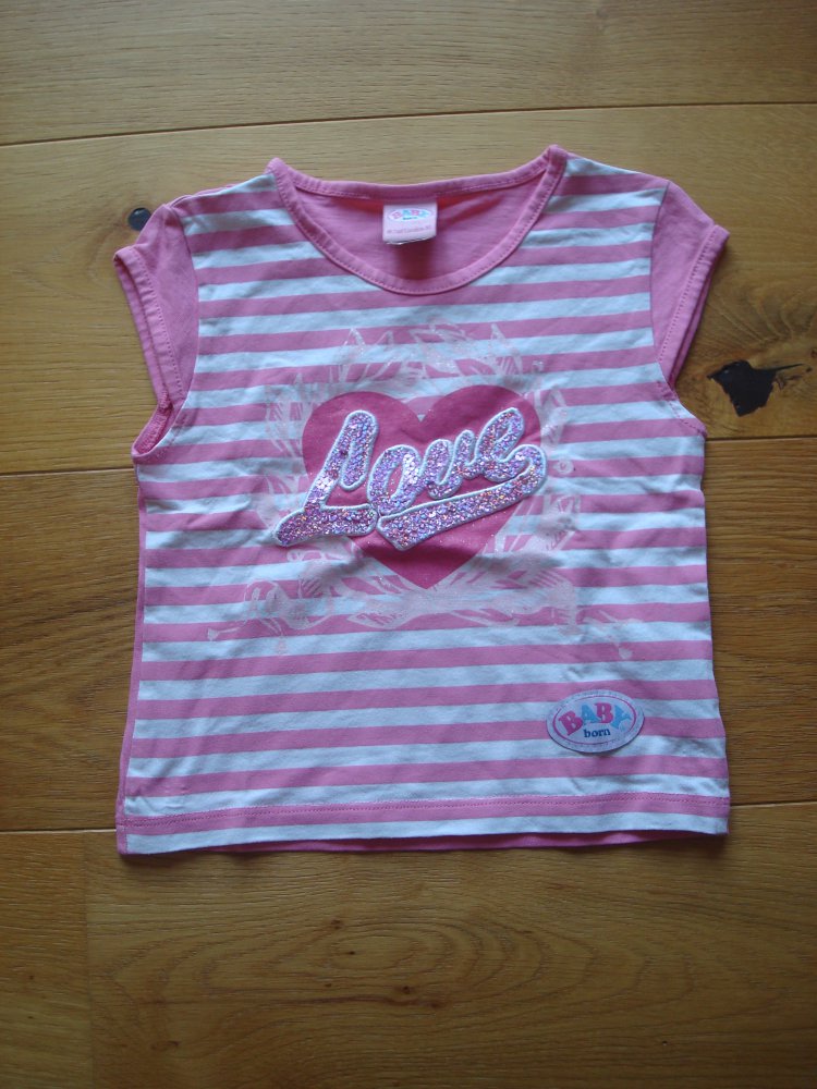 Shirt, T-Shirt Baby Born mit Glitzer