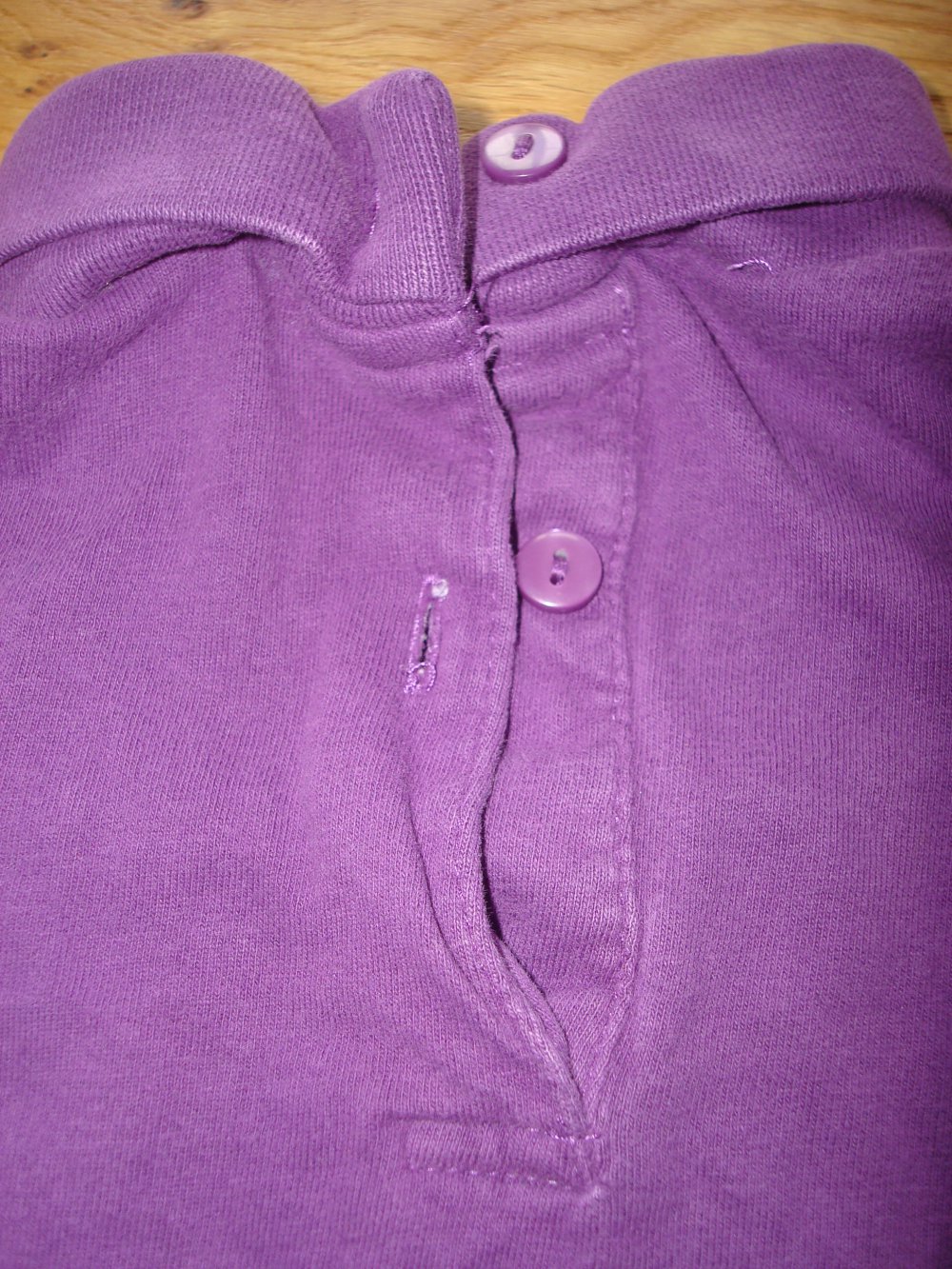 Langarmshirt, Shirt, Rollkragenshirt, Rollkragen in Lila Gr. 80/86