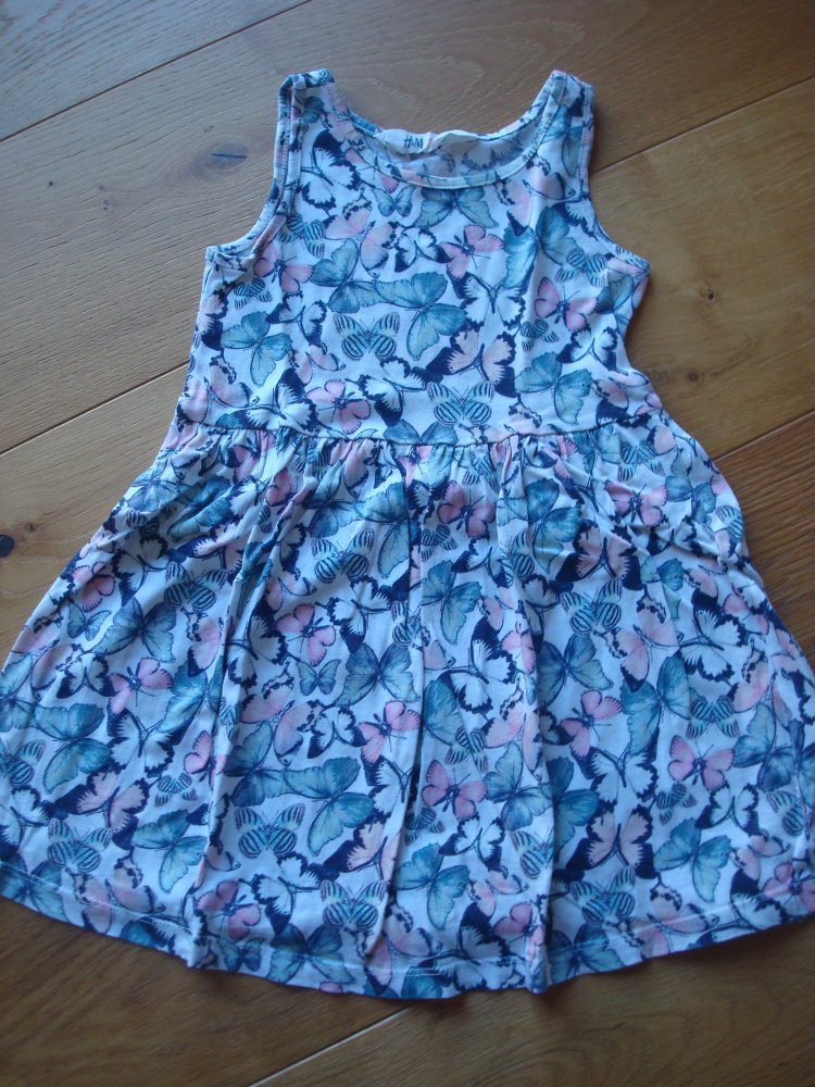 Kleid, Sommerkleid mit Schmetterlinegn von H&M