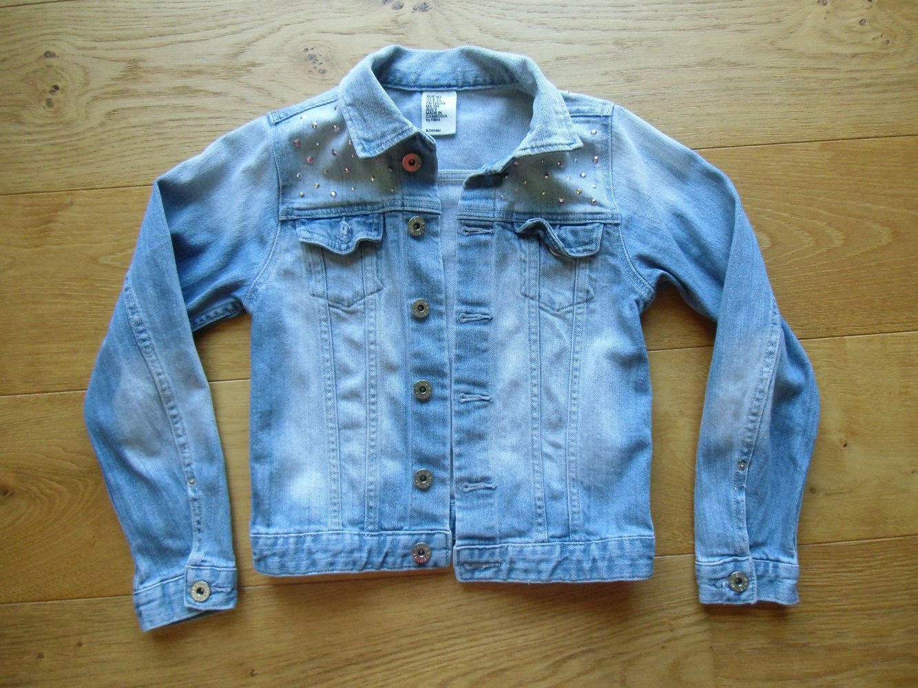 Jacke, Jeansjacke mit Strass