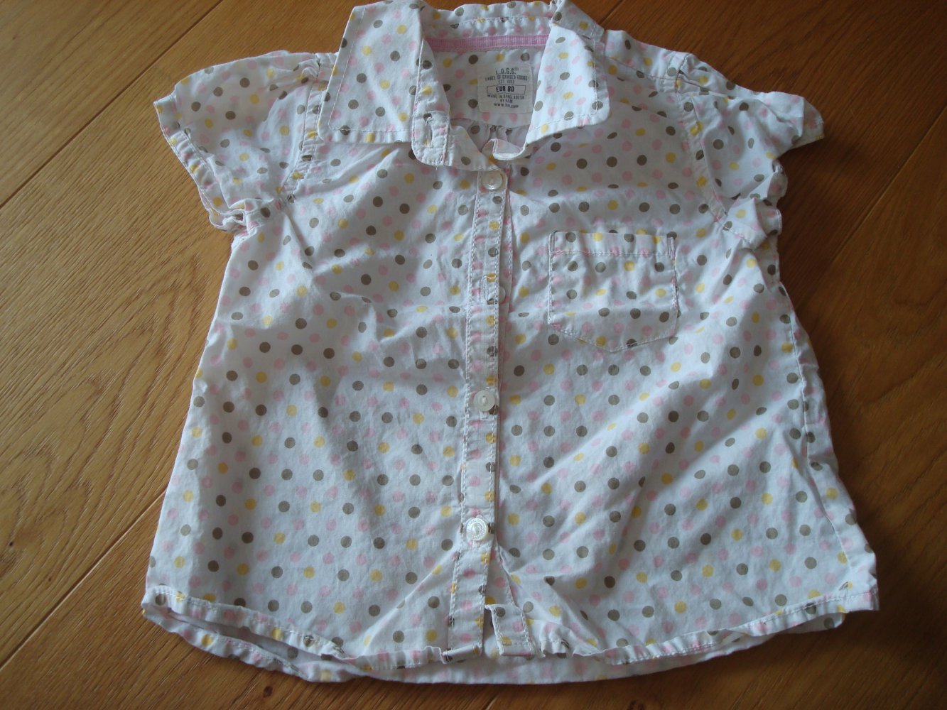 süße Bluse mit Punkten von L.O.G.G.