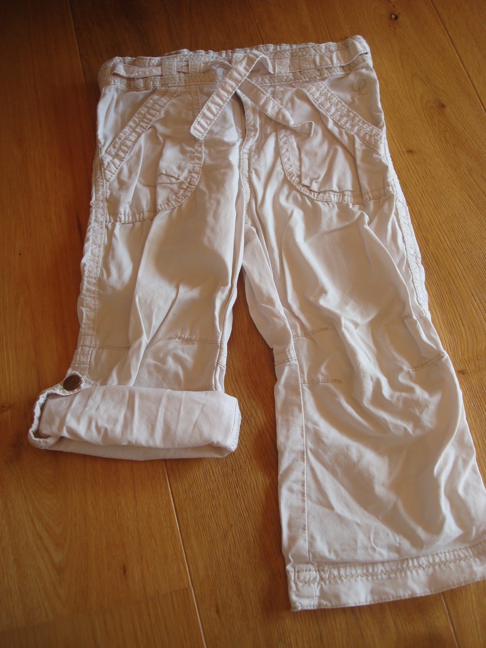 dünne Hose, Sommerhose, Umschlaghose von H&M