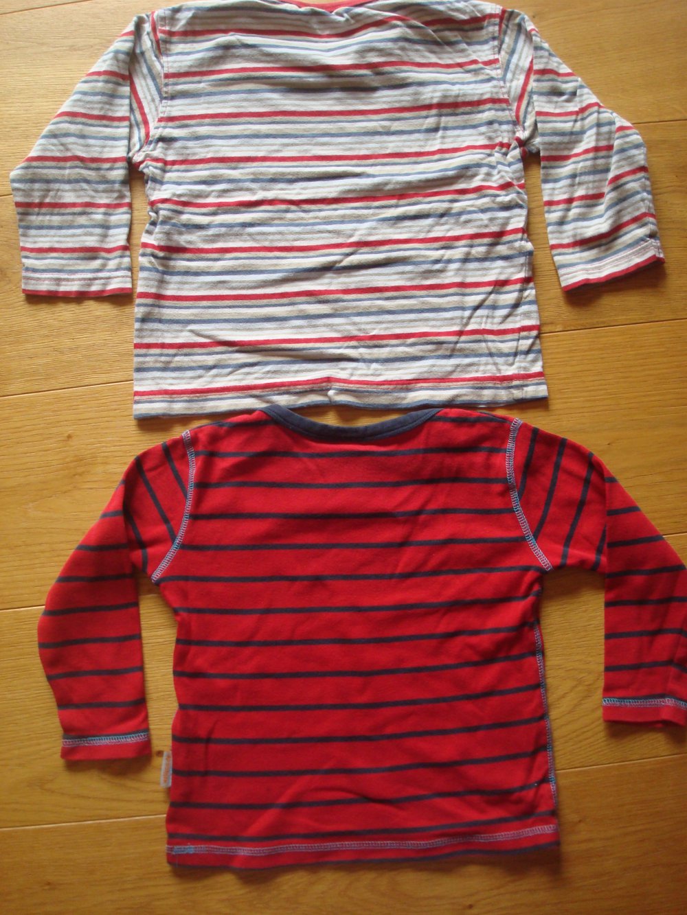 Shirt, Langarmshirt, Pullover 2 Stück gestreift