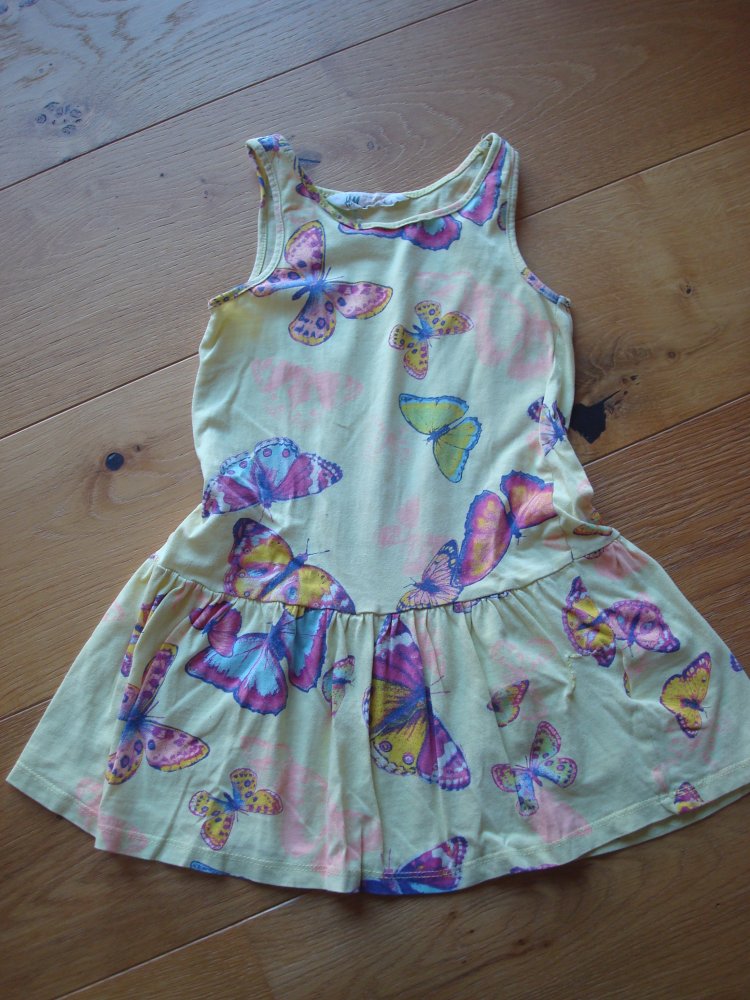 Sommerkleid, Kleid mit Schmetterlingen
