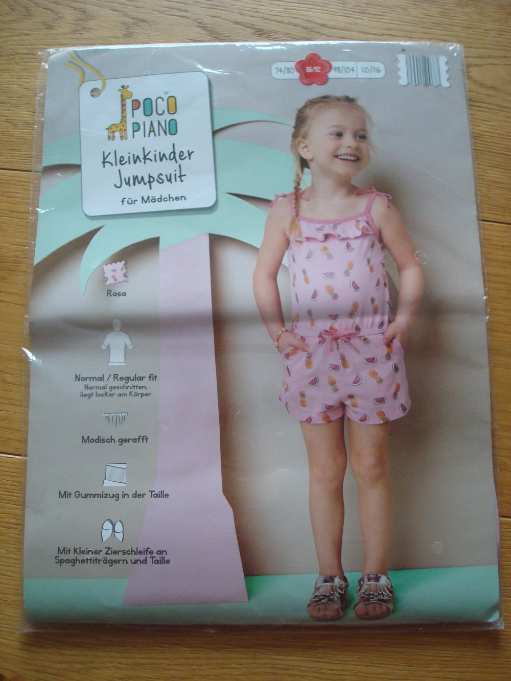 Jumpsuit, Sommeranzug mit Anansdruck NEU