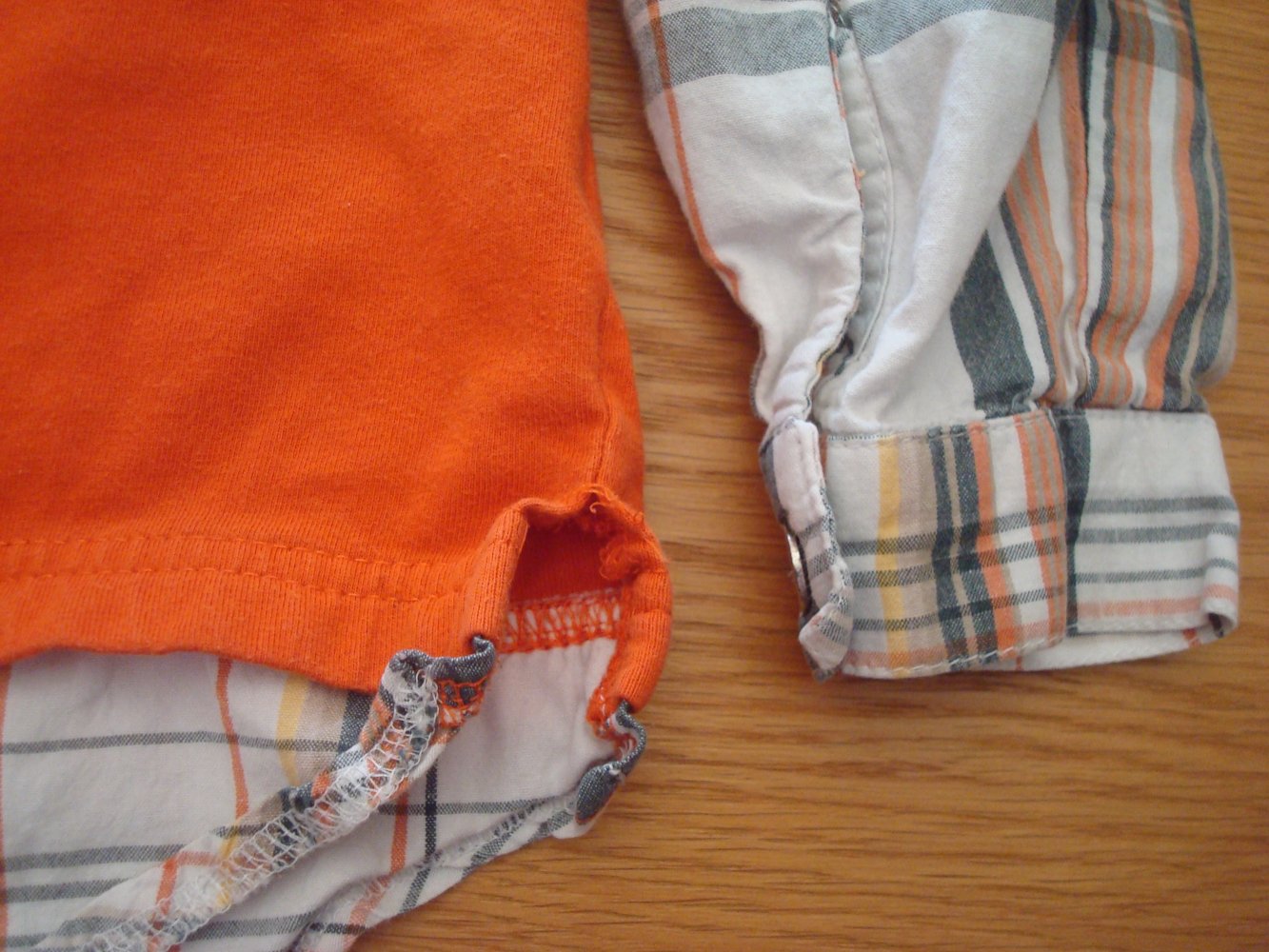 Shirt, Hemd, Langarmshirt im Lagenlook