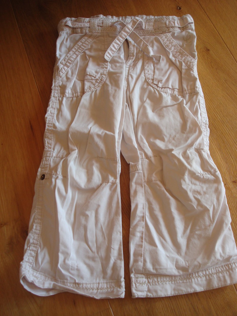 dünne Hose, Sommerhose, Umschlaghose von H&M