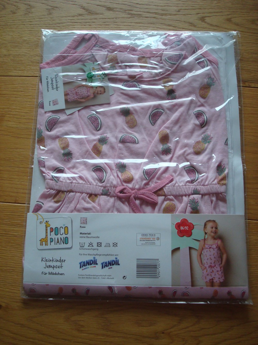 Jumpsuit, Sommeranzug mit Anansdruck NEU