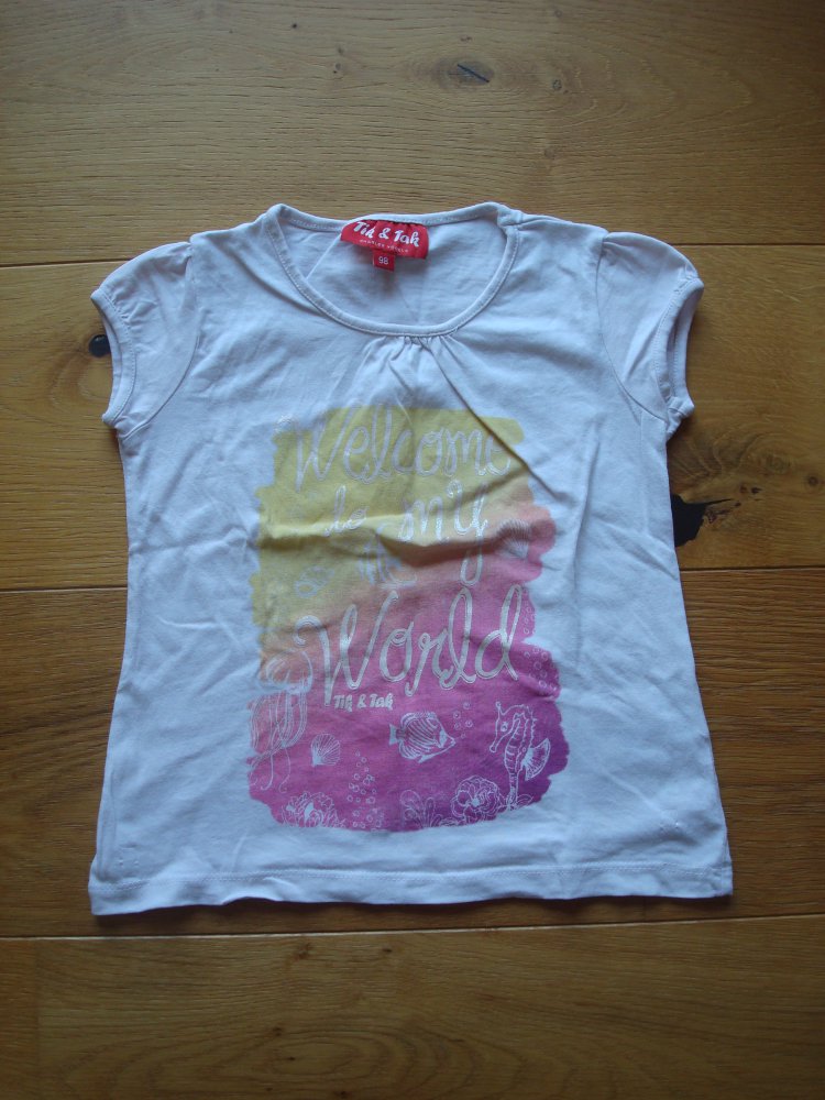 Shirt, T-Shirt mit Glitzeruafdruck