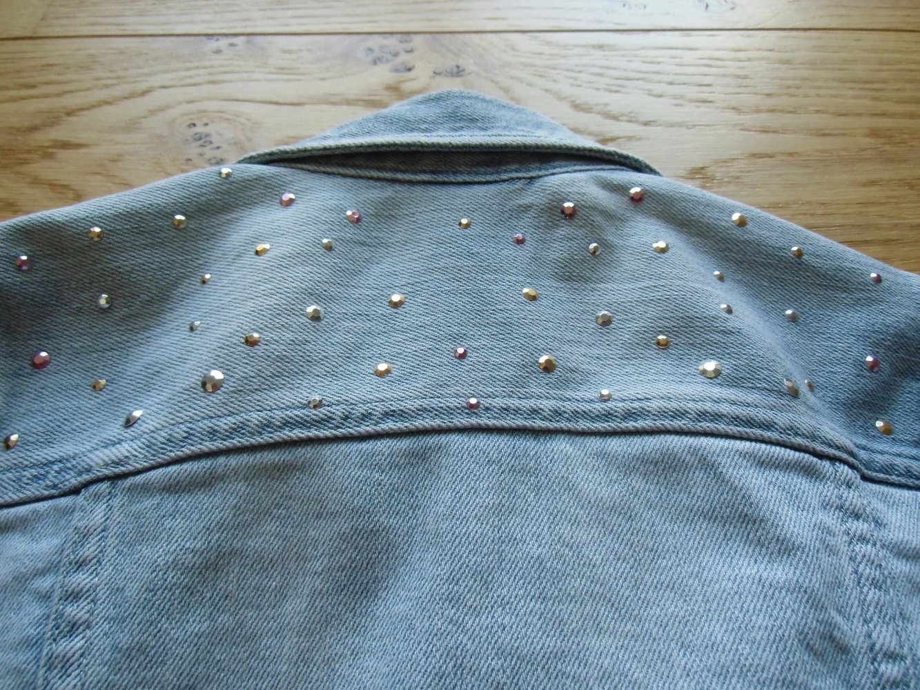 Jacke, Jeansjacke mit Strass
