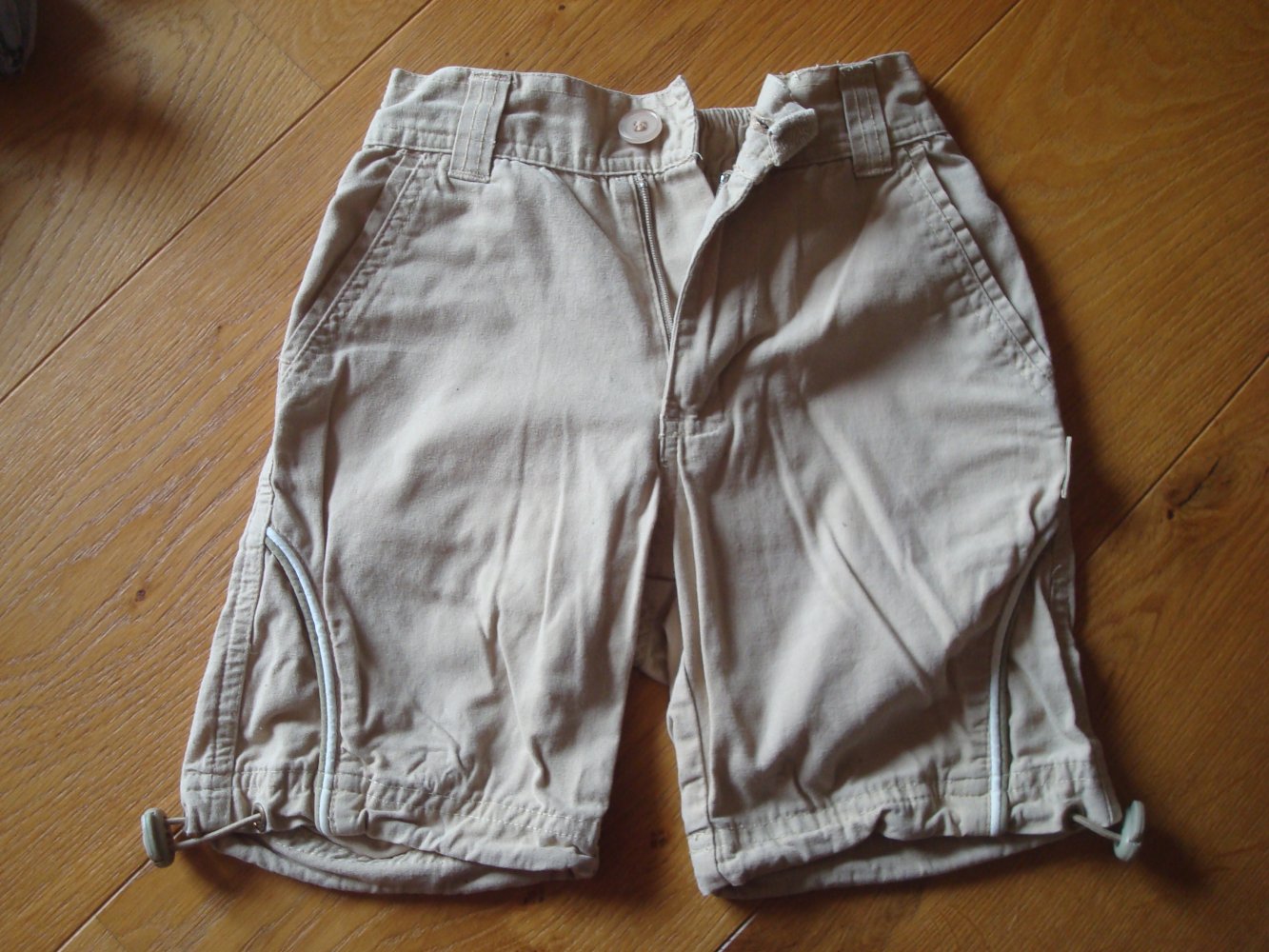 Hose kurz, kurze Hose in beige