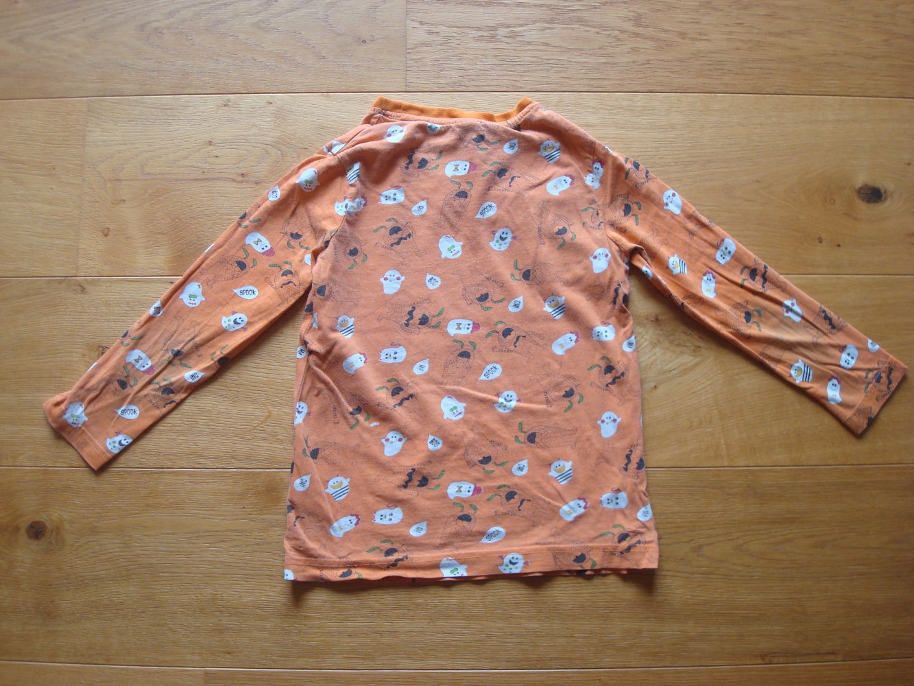 cooles Langarmshirt mit Geisteraufdruck