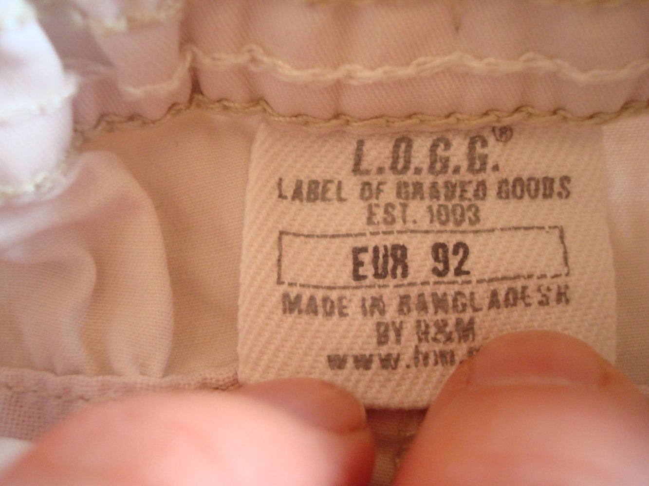 dünne Hose, Sommerhose, Umschlaghose von H&M