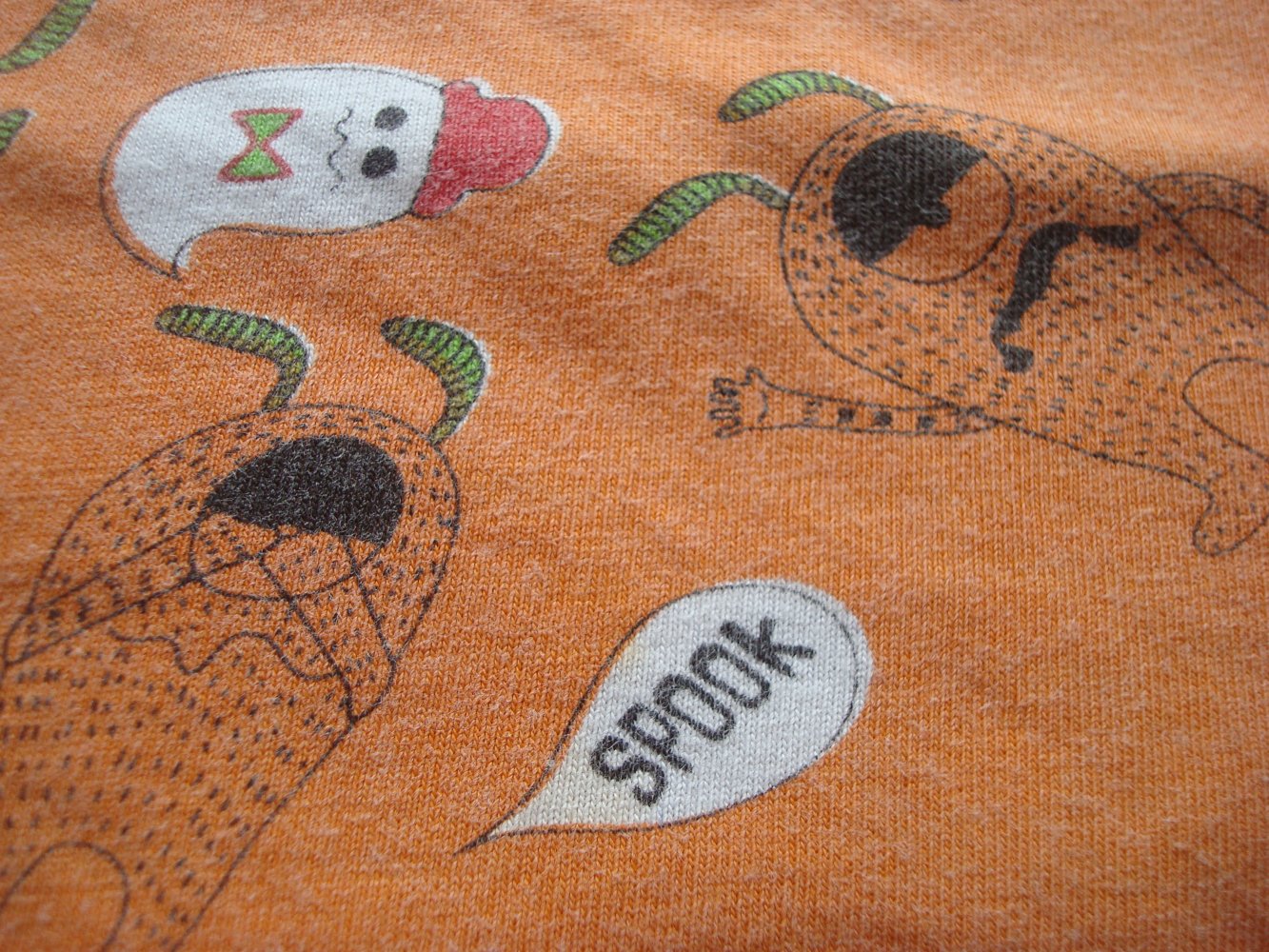 cooles Langarmshirt mit Geisteraufdruck