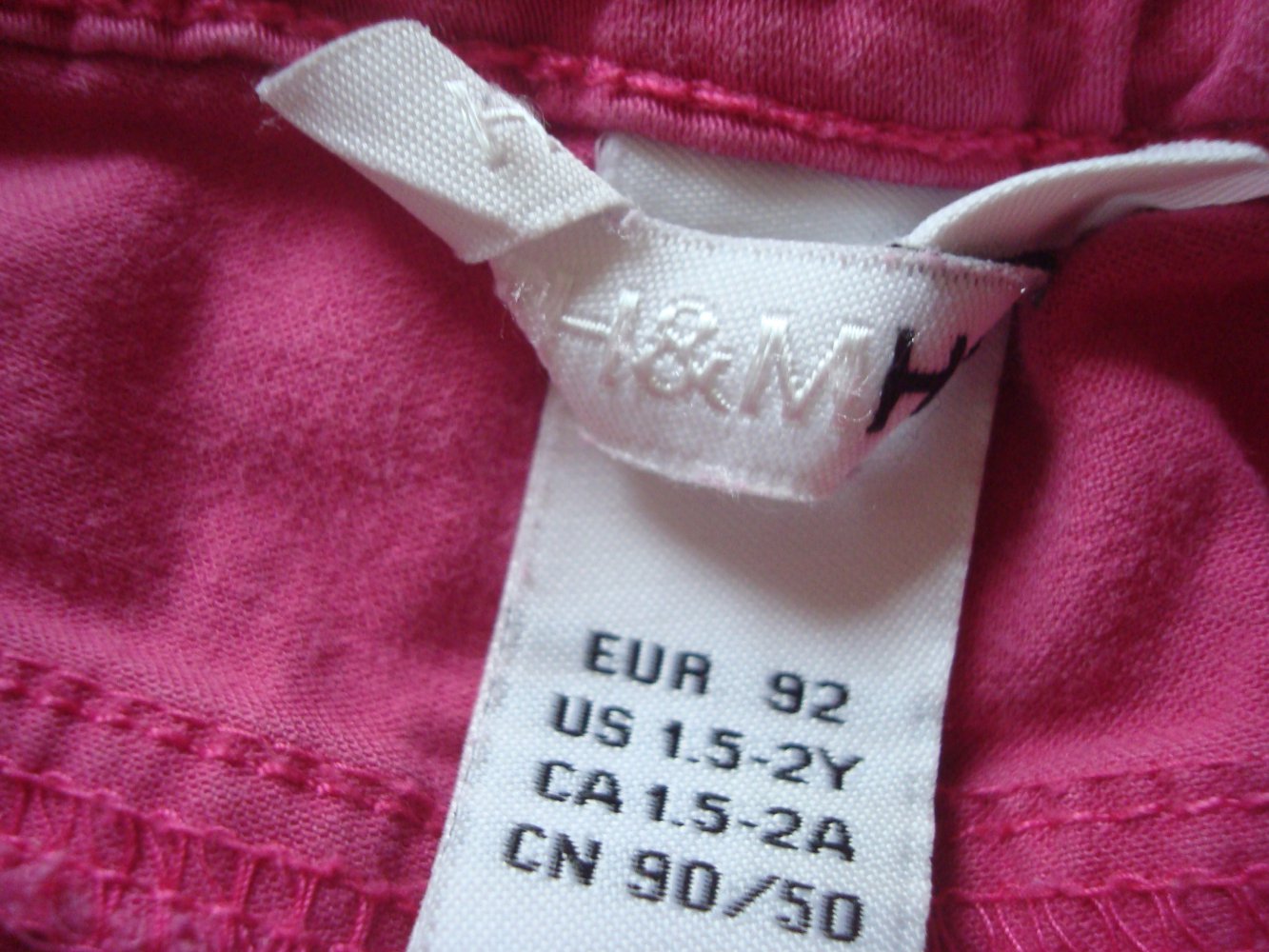 Hose kurz, kurze Hose mit verstellbarem Bund