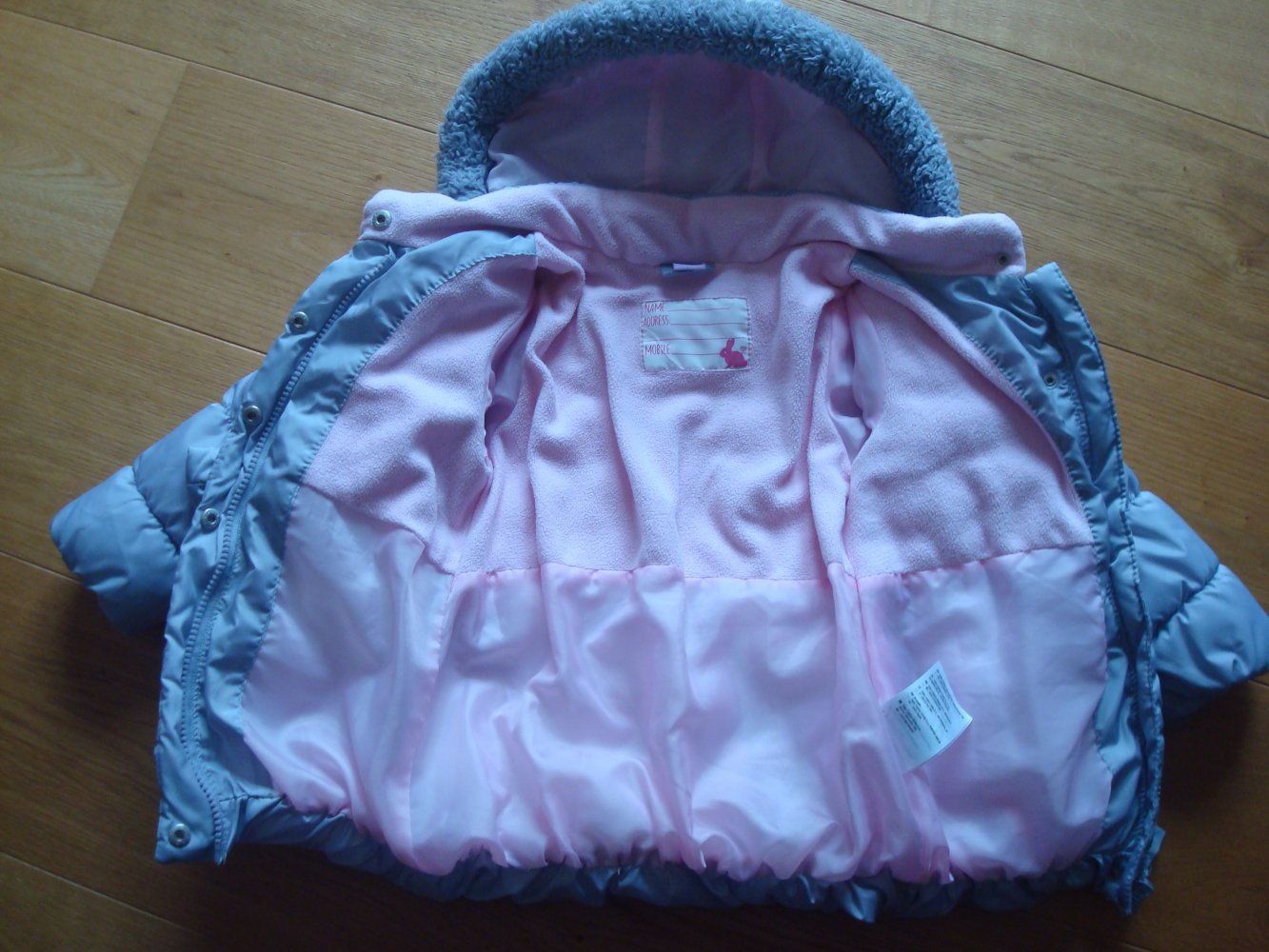 tolle Winterjacke, warme Jacke mit Kapuze