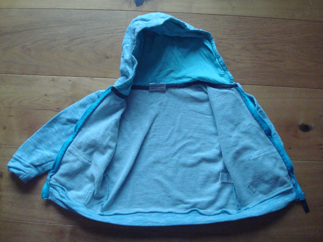 Strickjacke, Cardigan mit Kapuze